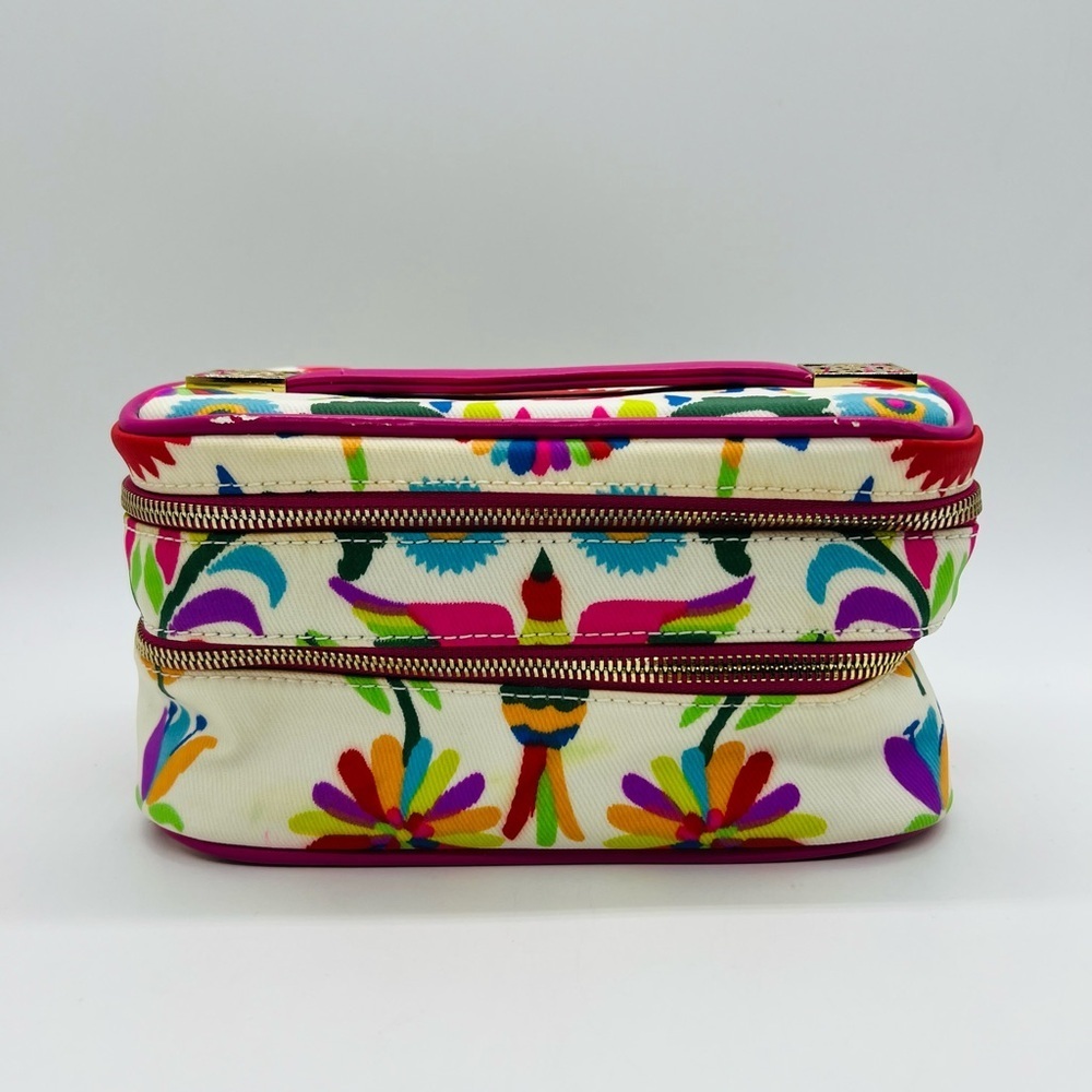 Kendra Scott Multicolor Floral Cosmetic Getaway Travel Bag